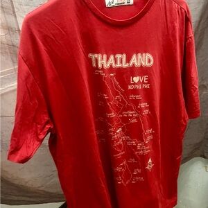 Red Thailand Graphic T-Shirt